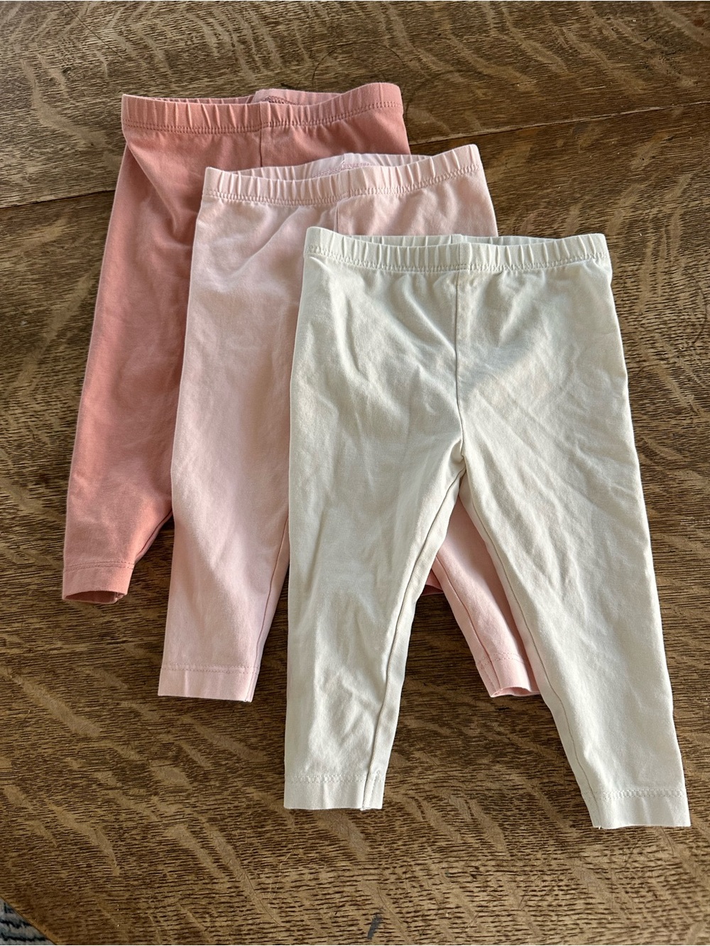 Sofia Grainge Girl's 3-Pack Cotton Leggings - Pink, Light Pink & Cream